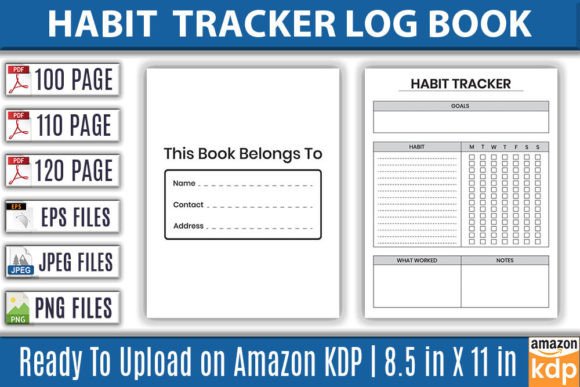 A Practical Evaluation of the Habit Tracker Log Book KDP Interior