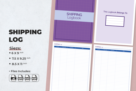 A Shipping Log Planner Template for Organized Business Operations
