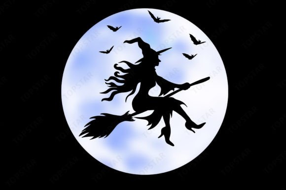 Halloween Bats Moon Witch Silhouette: From Mystical Design to Profitable Product
