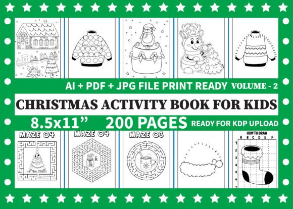 KDP Christmas Activity Coloring Book: A Creative Toolkit