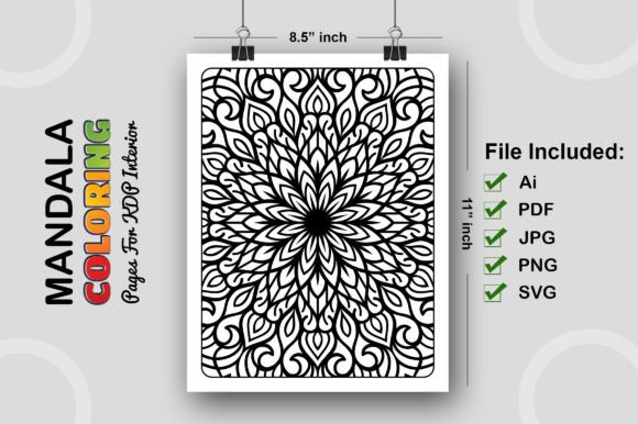 Mandala Coloring Pages for Relaxation and Design