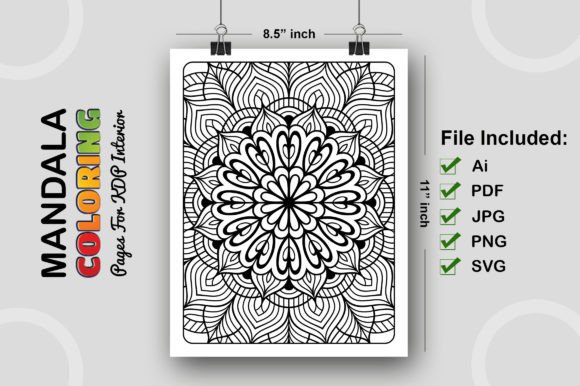 Mandala Coloring Pages KDP Interior 151: Your Creative Toolkit