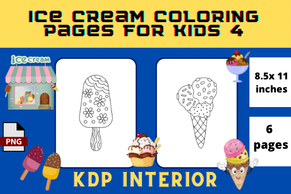 Spark Creativity with Ice Cream Coloring Pages for Kids 4