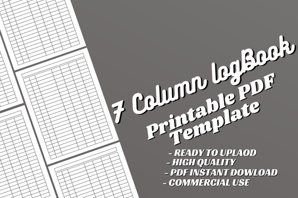 The 7 Column Log Book: A Flexible Framework for Documenting Progress