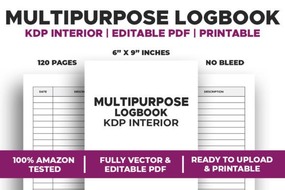 The Multipurpose Logbook KDP Interior: A Core Asset for Independent Publishing