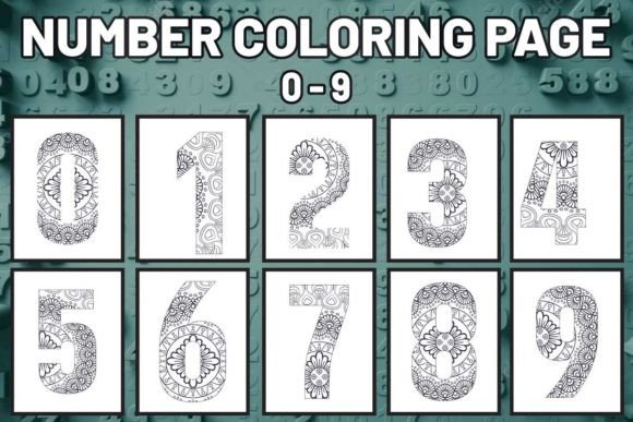 The Ultimate Set of Number Coloring Pages 0 to 9 for Creative and Educational Workflows