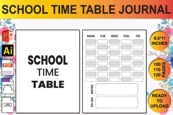 The Ultimate Tool for Organized Learning: Crafting the Perfect School Time Table Journal