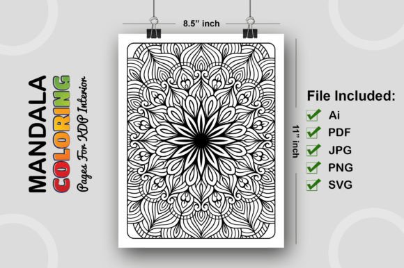 Unlock Your Creativity: The Complete Guide to Mandala Coloring Pages KDP Interior 158