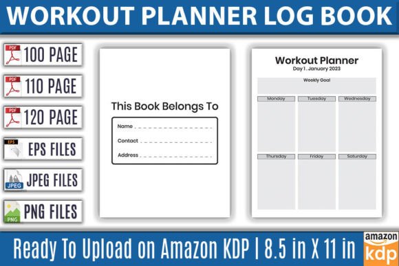 Your Blueprint for Success: Crafting a Professional Workout Planner Log Book