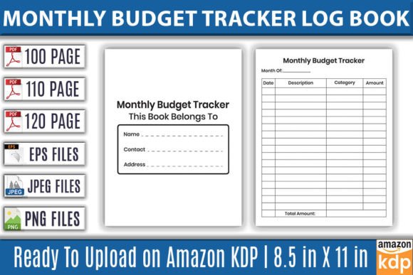 Your Comprehensive Guide to the Monthly Budget Tracker Log Book KDP Interior